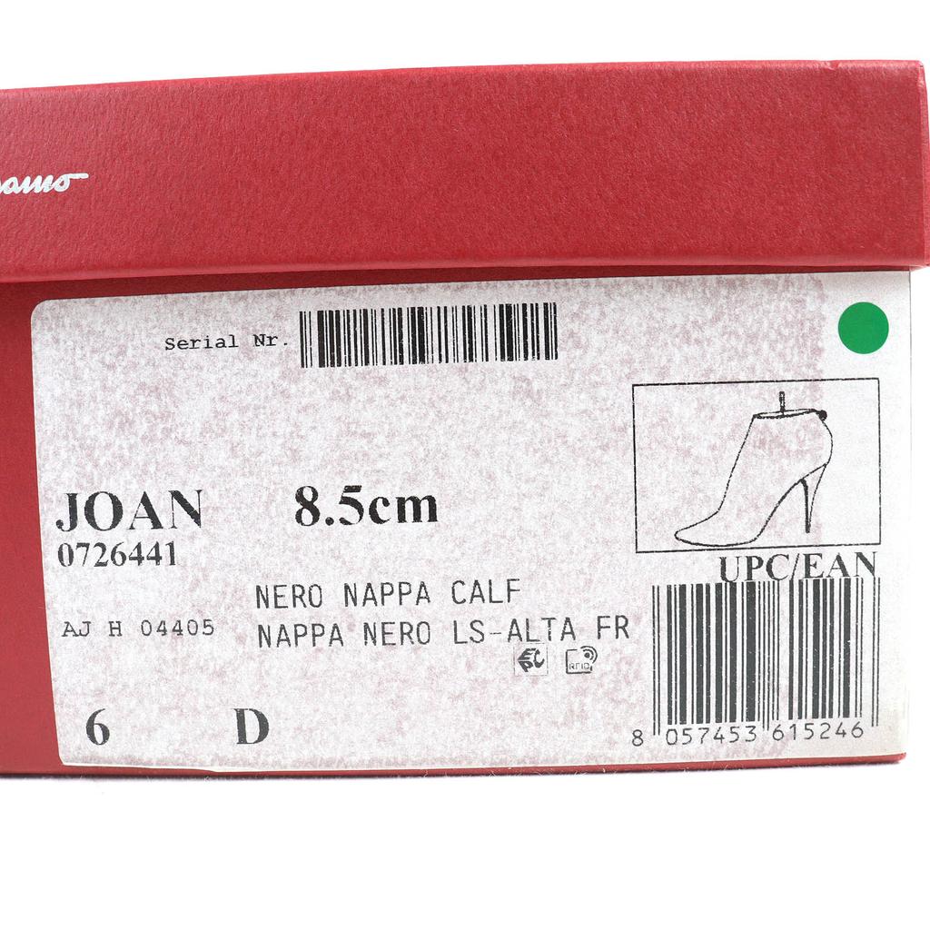 Ausgezeichnete Salvatore Ferragamo Stiefeletten Joan Gancini Leder-Ankle-Boot mit Seitenreißverschluss 6 Gebraucht