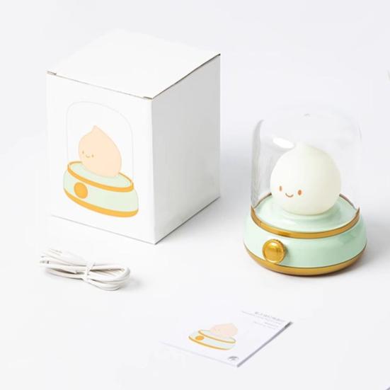 LED Bedside Lamp Flameless Candle Lamp Adjustable Brightness Timer Function Rechargeable Night Light LED Tea Light