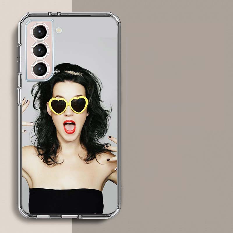 Singer K-Katy Perry Phone Case For Samsung Galaxy S25 Edge S24 S23 FE S21 S20 S10 Plus S22 S26 Ultra Cover Clear Cases TPU Capa