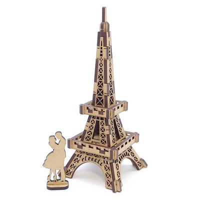 3D Three Dimensional Tree Puzzle Eiffel Tower Making Korea S3 Puzzle