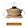 Handun Japanese Clay Pot with Alcohol Stove Set