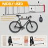2pcs Metal Hook Garage Organizer Wall Mount Bicycle Hanger Hooks Wall Mount Anti-slip Storage Hook Garage Storage Tool