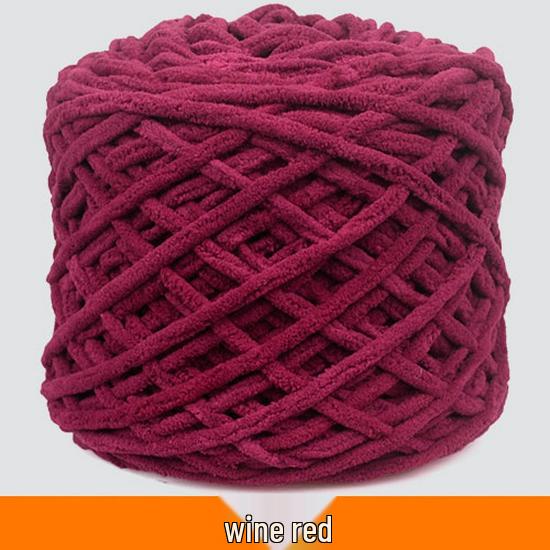 Plush Wool Yarn for Hand-Knitted Crochet Shoes & Slippers