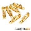 6Pcs Guitar Bridge Saddle Metal Height Adjustable 3 4 5 6 7 String Electric Guitar Bridge Saddle for