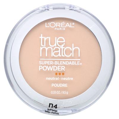 L'Oréal, True Made, Super Blendable Powder, N4 Buff Beige, 9.5G(0.33Oz)