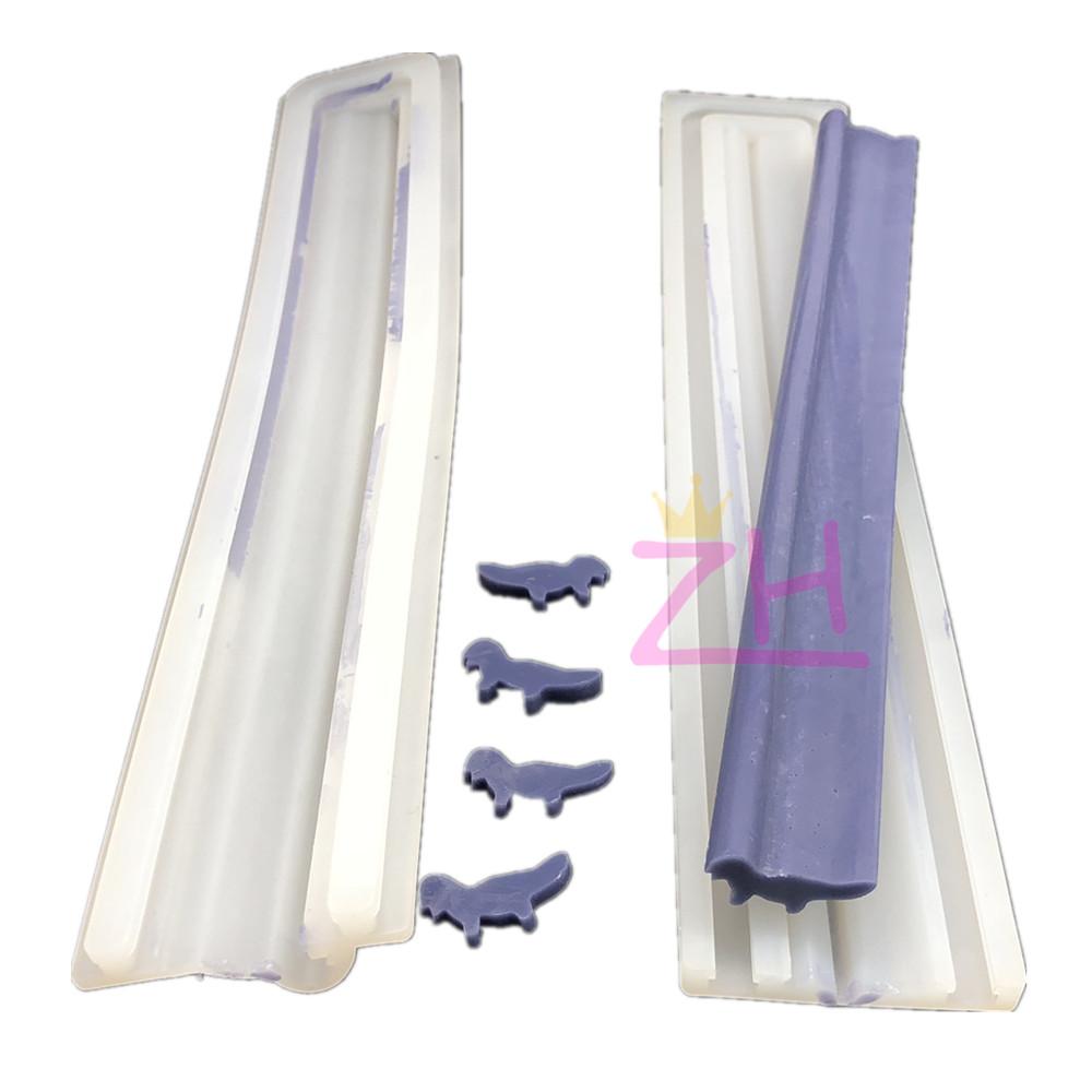 Cat Shaped Silicone Tube Column Mold Handmade Soap Candle Chocolate Loaf Baking Tools for DIY Craft Dessert Party Decoration