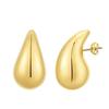 New Style Earrings - Fashionable and Simple Drop Earrings. Elegant and Versatile Gold-plated Smooth Surface Drop Earrings.