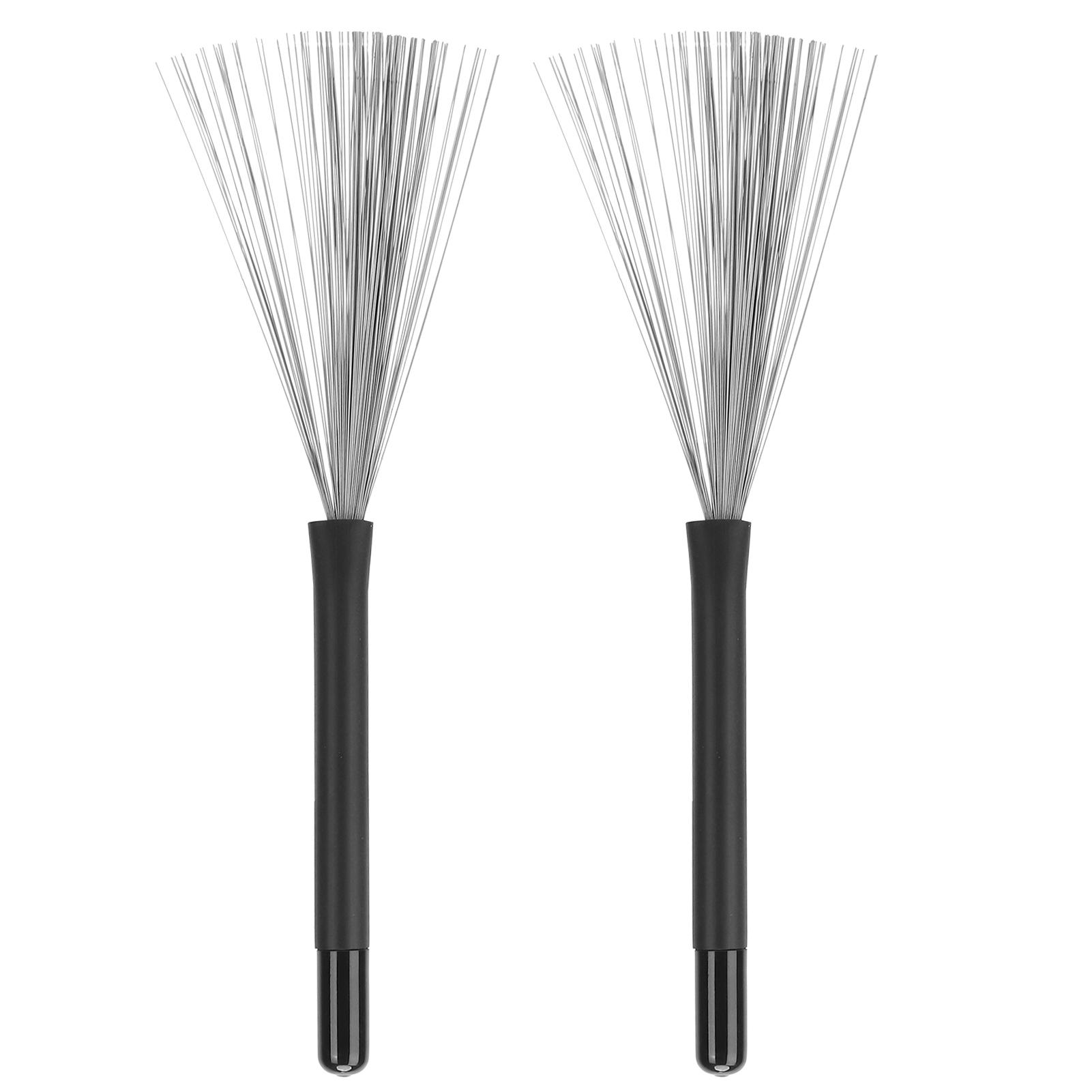 

Пара барабанных щеток выдвижных с удобной ручкой Идеальный подарок для рок-группы, кантри-музыки, фолка