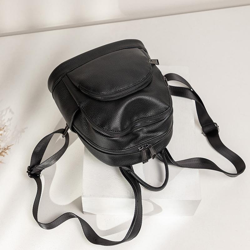 Fashion Women Backpack School Bags for Teenage Girls Schoolbag Backbag High Quality PU Leather Shoulder Bag Students Handbag Book Bag