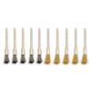 10pcs Brass Stainless Steel Wire Brushes 3×6mm 49mm For Removing Burrs Dust Removal Rust Removal Hand Tools Wire Brushes