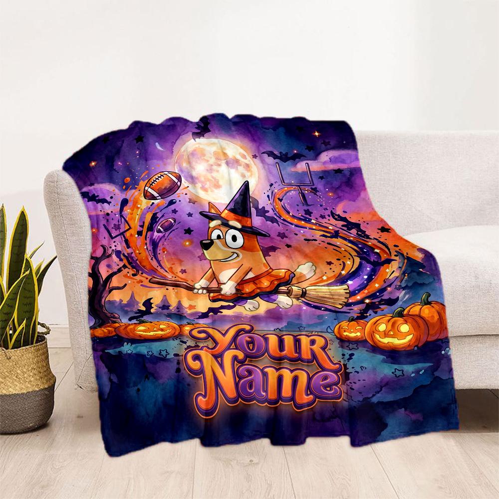 Dad Soccer Fun Customize Text Blanket Gift Personalized Blanket Soft & Cozy Great for Couch Sofa Bedding Living Room All-Season Use