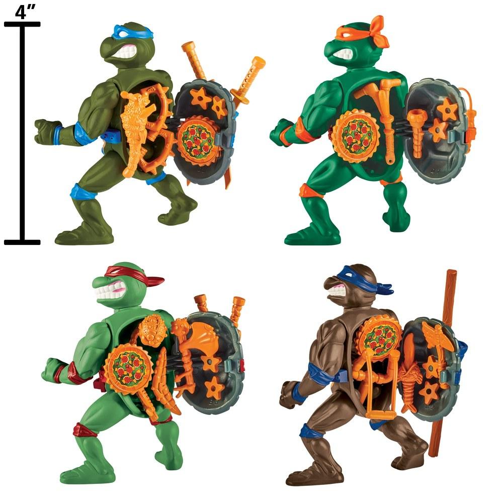 NECA Teenage Mutant Ninja Turtles Classic 4-Inch Action Figures 4-Pack Set