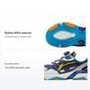 Li Ning Kids Sports Lifestyle Series Comfortable Durable Rebound Support Low-Top Casual Shoes Kids Casual Shoes Silver Deep-Blue White YKNV016-1