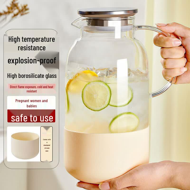 Kitchen Miss High Borosilicate Glass Cold Brew Pitcher