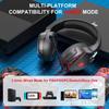 PS5 Gaming Earphones for PS5/4 PC Switch Q10 Xbox One with Stereo Sound, Detachable Microphone, Bluetooth Earphones for Laptops/phones/tablets