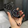 Slim Plating Clear Gyroscope Stand Magnetic Case For For Iphone 16 15 14 Plus 13 12 11 Pro Max For Borderless Cooling Cover