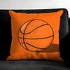 Basketball Sport Cushion Cover Pillowcase Ultra Soft Skin Friendly Fabric Cloud Like Comfort & Concealed Zipper