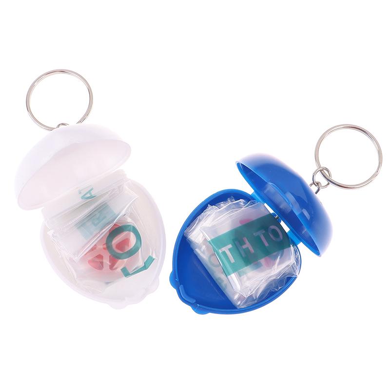 1Pc Protect Cpr Mask Usta Brelok Rescue In Heart Box Maska na twarz Pierwsza pomoc