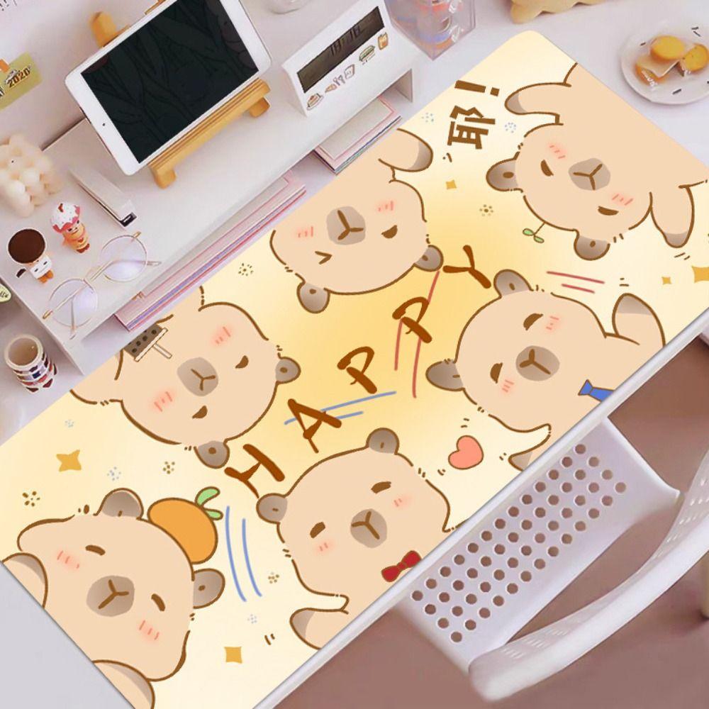 Capybara Desk Pad Cartoon Keyboard Mice Mat New Mouse Pad