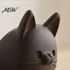 Boden-Türstopper 3D-gedruckter liegender Katzen-Türstopper, Dekorative Kätzchen-Keile, Tierischer Anti-Rutsch-Teppich-Türstopper für Zuhause Wohnzimmer Schlafzimmer Form