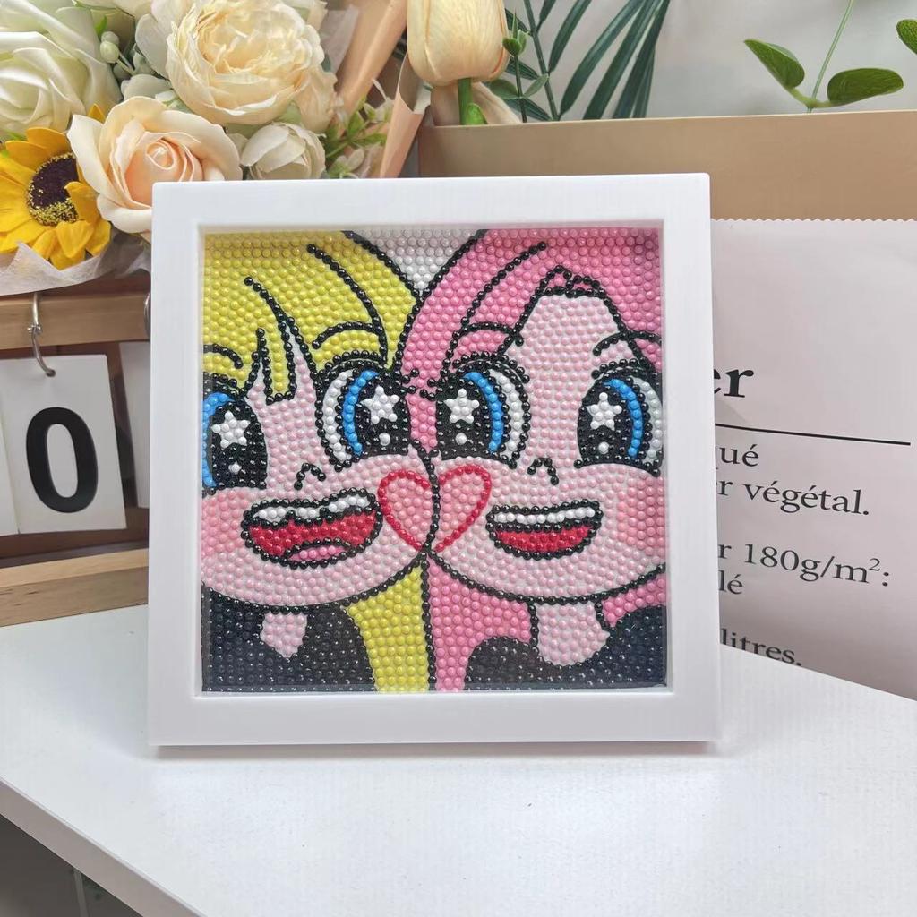 Children'S Diamond Painting Handmade Diy Masonry Painting Cartoon Diamond Sticker Bedroom Living Room Decorative Painting Photo Frame