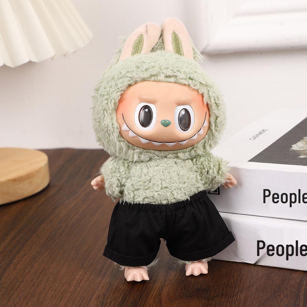 

17СМ Виниловый Блайнд Бокс Лабубу: Универсальные повседневные шорты для кукольных нарядов