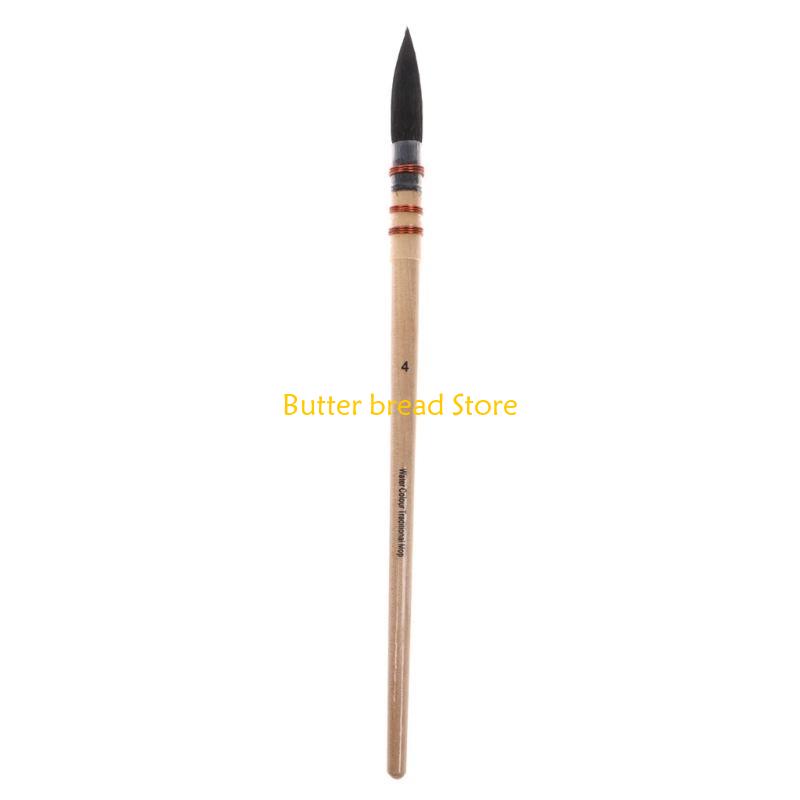 W89C Handmade Watercolor Paint Brush Squirrel Hair for Multi Purpose Painting Artist Professional Brush Calligraphy Writing