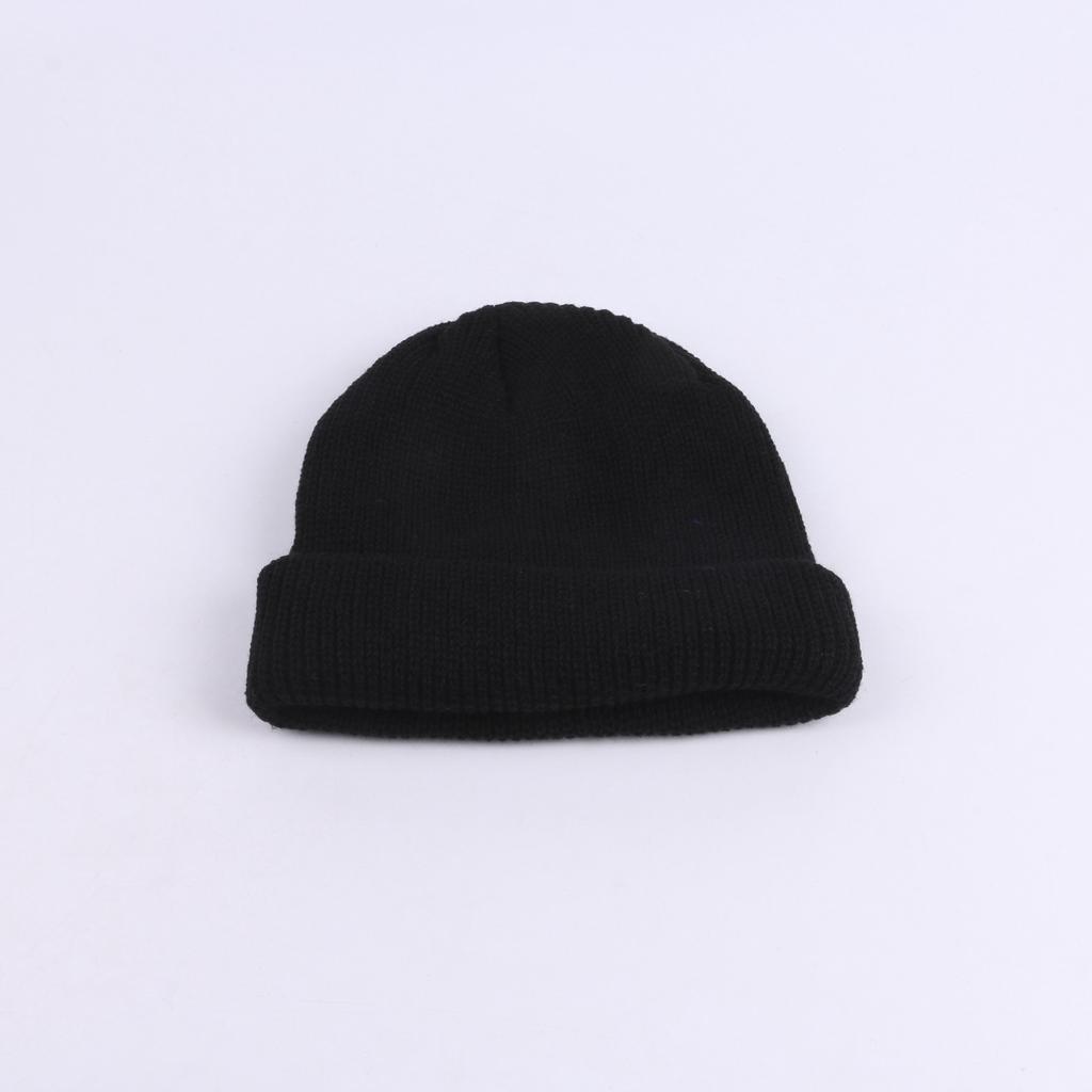 Cold Hat Men's Autumn and Winter New Wool Hat Street Fashion Landlord Hat Korean Short Knitted Melon Leather Hat European and American