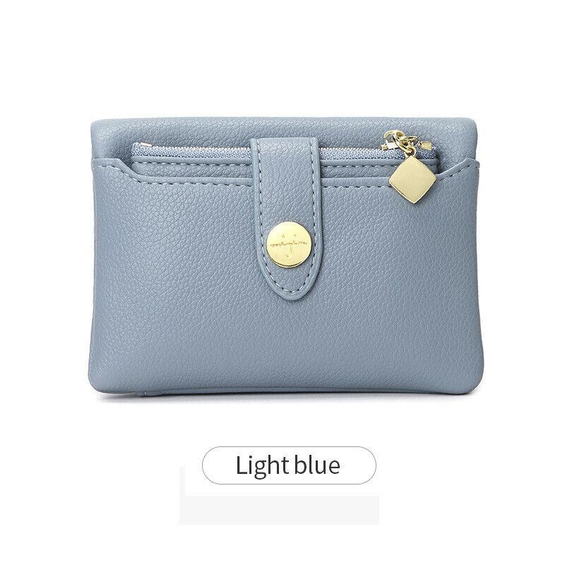 Маленький женский кошелек и кошелек Женский кошелек с ремешком для монет розовый — фото 7