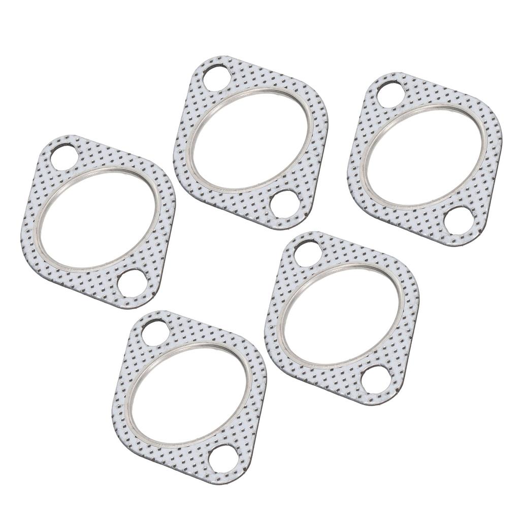 5 Pezzi Guarnizione Flangia Tubo di Scarico 2 pollici Resistente alle Alte Temperature per Collettore Turbo Collettori di Scarico Tubi Down Dump