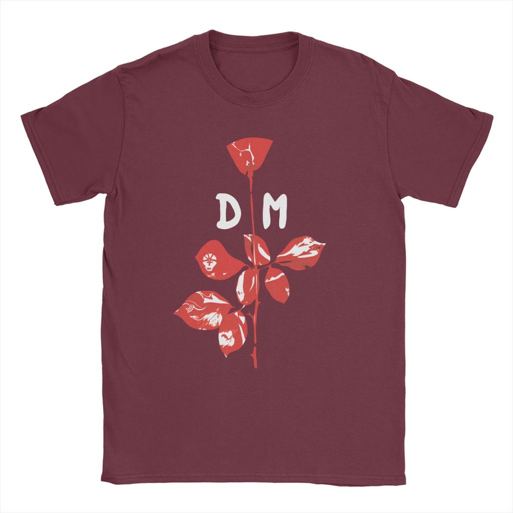 Fashion Electronic Rock Depeche Cool Mode T-Shirts Men O Neck 100% Cotton T Shirts Short Sleeve Tee Shirt Printed Tops