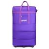 Foldable Aviation Checked Luggage: Extra Large Men's Wheeled Duffle Backpack