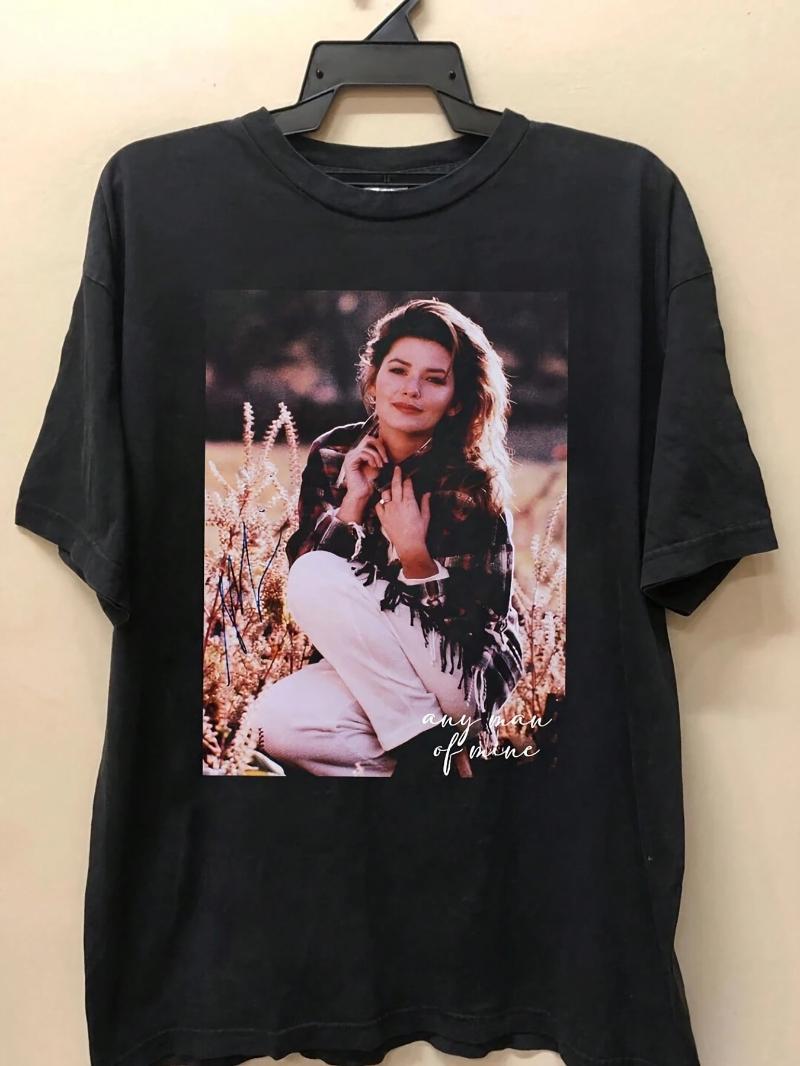 Shania Twain Shirt Shania Twain Country Music Tshirt HA2187 Summer Fashion Casual Comfortable Sports Mens Tshirt S