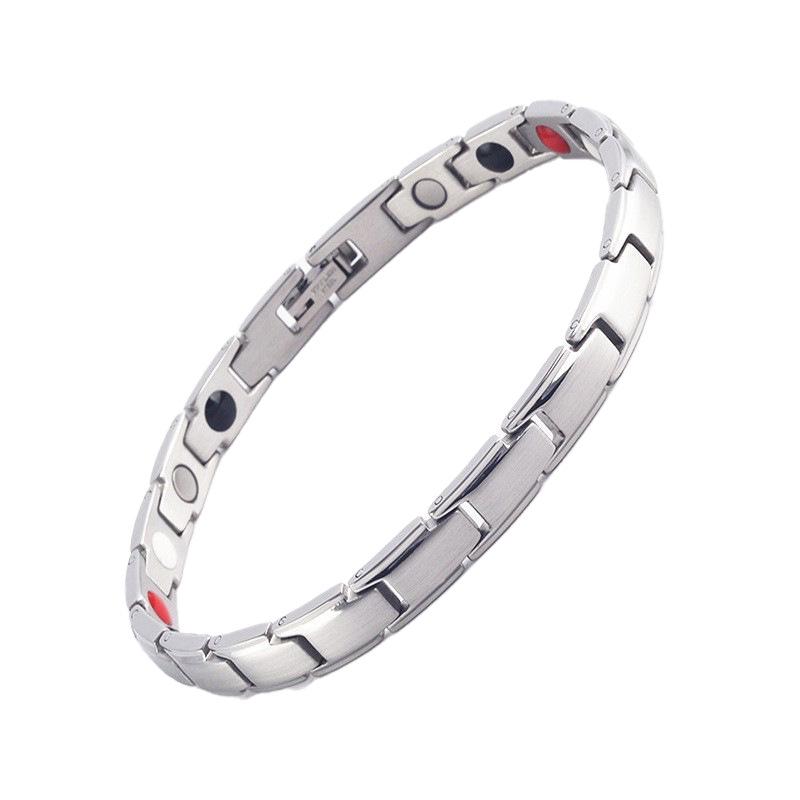 Знімний магнітний браслет для чоловіків: Екологічна європейська та американська біжутерія зі сплаву для пар