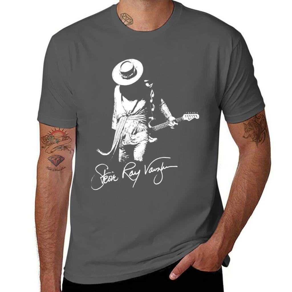 Stevie Ray Vaughan T-Shirt for a boy street wear T-shirt men