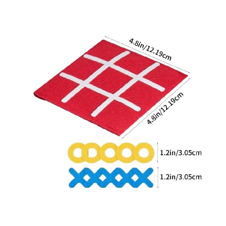 Travel Chess Game Board Toy Traditional TicTacToe Board Game Toy Enhances Childrens Logical Reasoning Strategy Ability