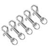 L65MM Double Ended Stainless Steel Spring Snap Clips Diving Hook SpringSnap Clip