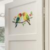 Self-adhesive Wall Stickers Two Birds Love Heart Branch for Kids Room Bedroom Home Decor