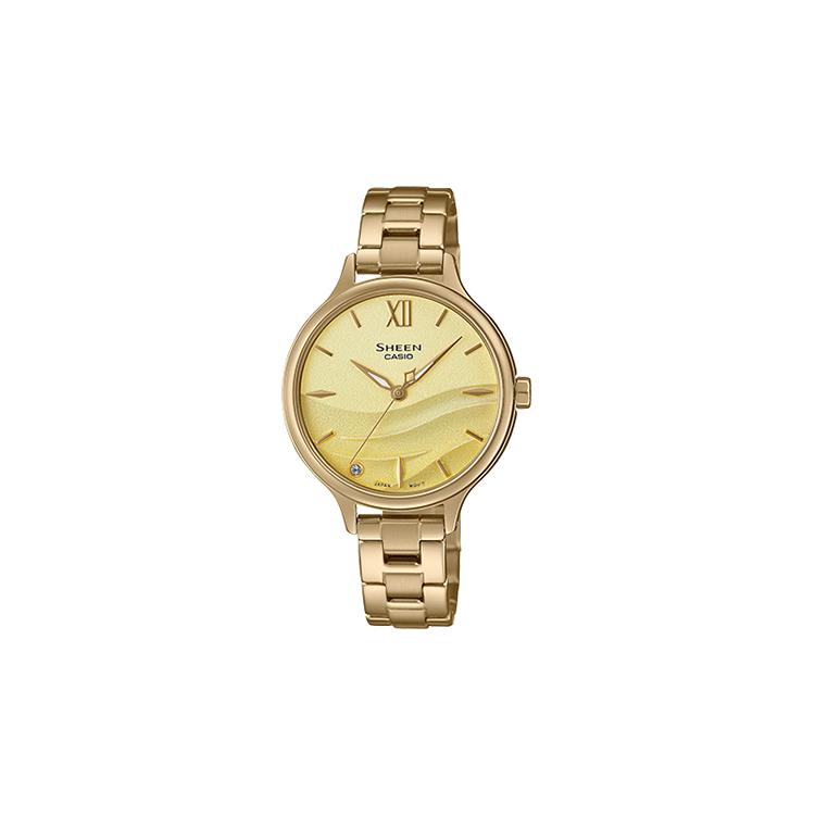 CASIO Women s SHEEN Gold Watch SHE-4550G-9AUPR Gradient Gold Dial