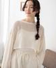 WEGO Short Mesh Knit Long Short Korean Size White Pullover, Sleeve, Top, Spring/Summer Outfit, Girly, Style, Gift, Present, Adult, Spring, Summer,