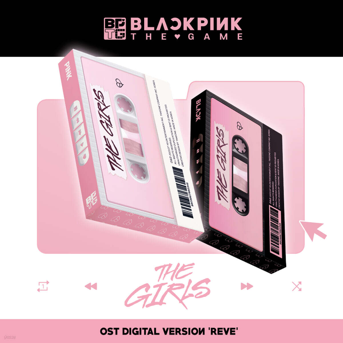 

BLACKPINK - BLACKPINK THE GAME OST : THE GIRLS [Reve ver.] [2 types SET] (DIGITAL VERSION)