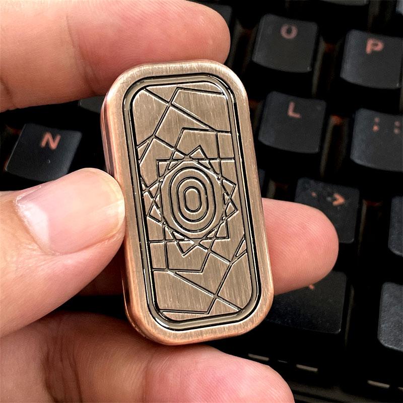 Whirlpool Three Layer Fidget Slider Adult EDC Metal Fidget Toy ADHD Hand Spinner Autism Anxiety Stress Relief Office Toys