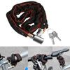 Bicycles Chain Lock, Heavy Duty Anti Theft Bike Chain Lock with 2 Key, Bicycles Chain Lock for Motorcycle Electric Bike