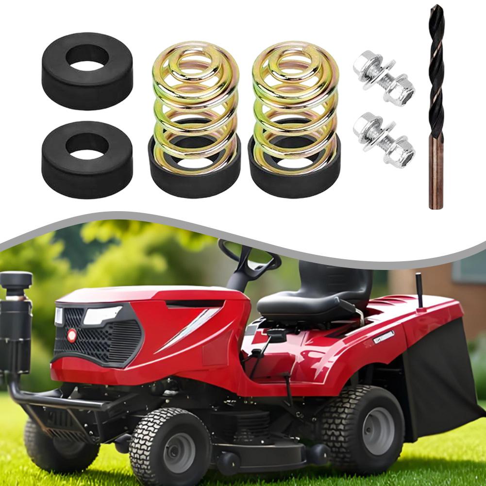 283516 seat spring and 422127-4 cap replacement kit with screws bolts washers and drill bit designed for TS142 tractors