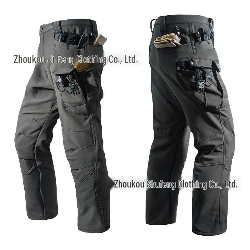 

IX7 Водонепроникні вітрозахисні софтшел штани з флісовою підкладкою для активного відпочинку та піших прогулянок L