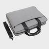 Protective Carrying Case Notebook Handbag Oxford Cloth Laptop Computer Bag Splash-proof Briefcase Portable Black/Gray