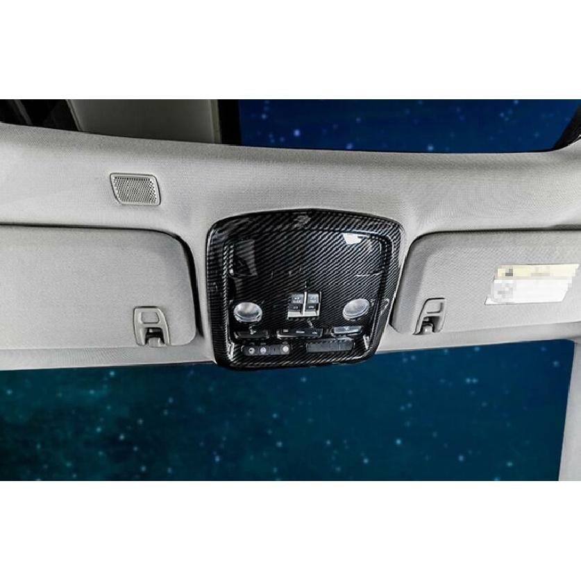 Carbon Fiber Style Front Reading Light Frame Cover For Cadillac XTS 2013-2019