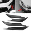 4 stücke Auto Vorderen Stoßfänger Lip Dekoration Diffusor Shunt Fin Körper Spoiler Canard Universal Carbon Fiber Auto Modifizierte Canard Decor
