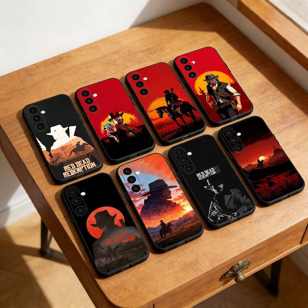 Game Red Dead R-Redemption Phone Case For Samsung Galaxy A13,21s,22,31,32,52,53,71,72,73,Soft Black Cover