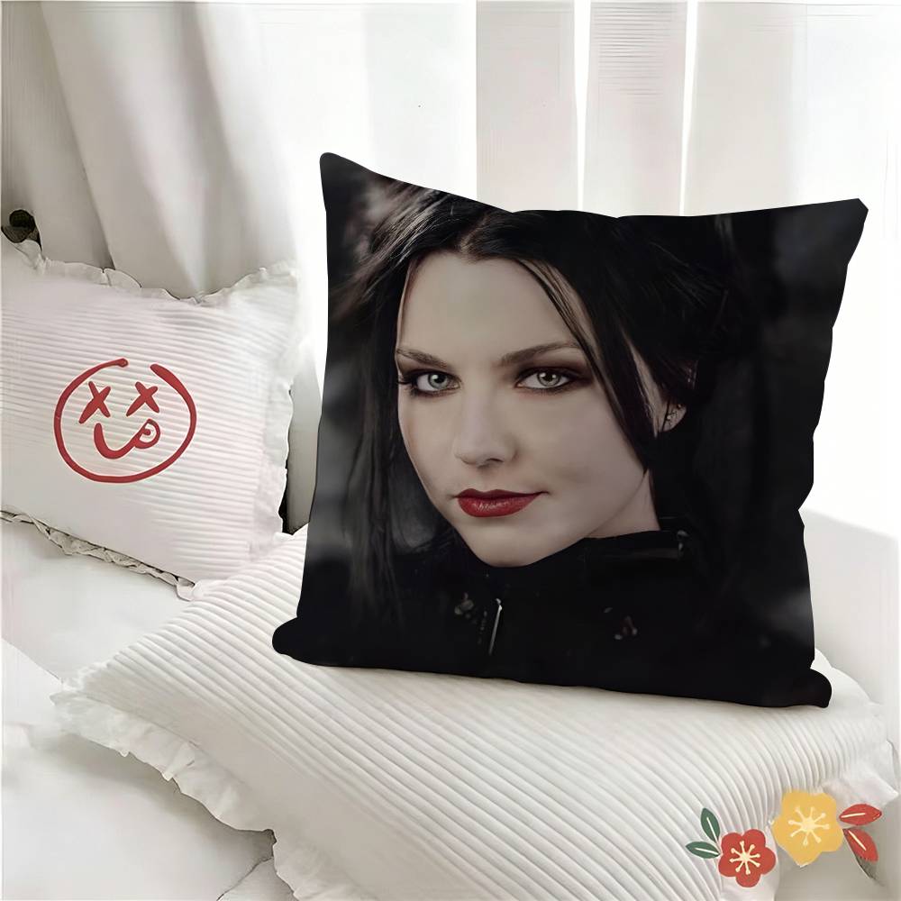 1pc E-Evanescence A-Amy Lee Pillow Case Fashion Square Pillowcase Bedroom Sofa Room Ins Decoration Leisure